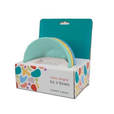 Imagem de Kit Sopeira Cheff Vem Verde-azul-amarelo 250ml Pp Linha Alegria