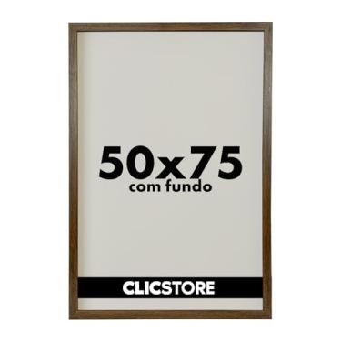 Imagem de Moldura 50X75 Cm Com Fundo Sem Vidro Quadro Poster Foto (Tabaco)