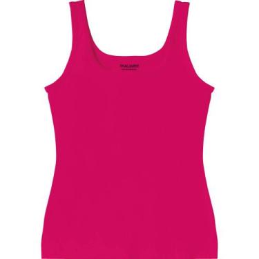 Imagem de Blusa Regata Básica Cotton Light Feminina Malwee Ref. 04492, Rosa 972,