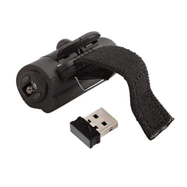 Imagem de Rato Digital Sem Fio USB 2.4G Mouse óptico de Mão para Laptop, Preto