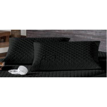Imagem de Kit 2 Porta Travesseiros Impermeáveis e Matelados 70 Cm X 50 Cm Com Zí