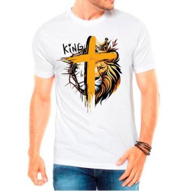 Imagem de Camiseta Gospel Evangélica Católica Masculina 01 - DESIGN CAMISETAS, M