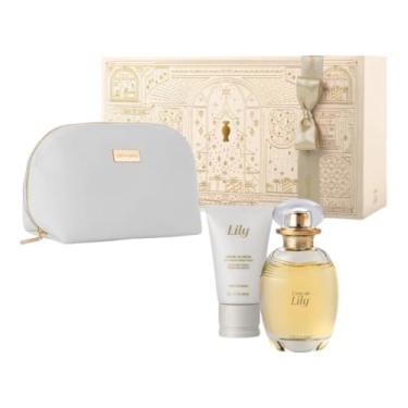 Imagem de O Boticário Leal de Lily Eau de Parfum, 75 ml, Kit com Creme Hidratante para Mãos, 50 g, e Necessaire