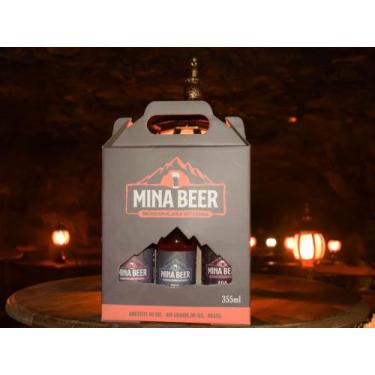 Imagem de Kit 3 cervejas 355 ml (Red Ale, APA, IPA) - Mina Beer