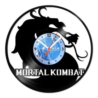 Imagem de Relógio De Parede Disco Vinil Jogos e Games - Mortal Kombat 1 - VJG-04