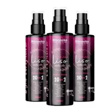 Imagem de 3 Spray Protetor Térmico Meu Liso Minha Vida Finalizador Capilar Rhenu