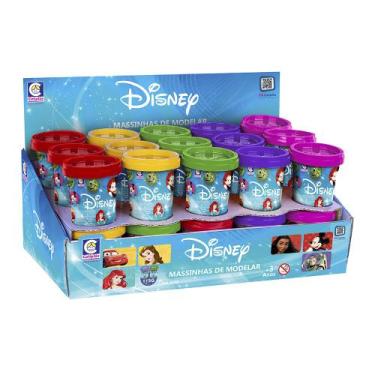 Imagem de Brinquedo Display Massinhas Disney 115g - Cotiplás