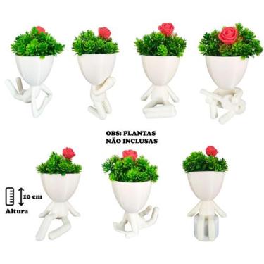Imagem de Kit Vasos Decorativos Robert Plant Bob - Para 7 Suculentas - marxgreg3