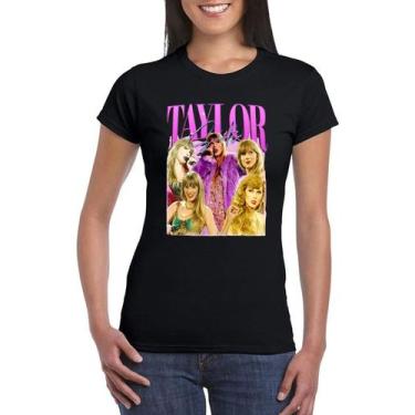 Imagem de Camiseta Feminina Taylor Swift Arte Baby Look Algodão  -  DTF - SEMPRE