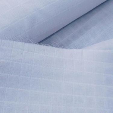 Imagem de Tecido Fralda Mini Quadrados Ibirapuera Branca 100% Algodão 1Mt x 0,70