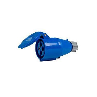 Imagem de Acoplador Tomada Industrial 3P+T 32a Rohdina 9h IP44 Azul