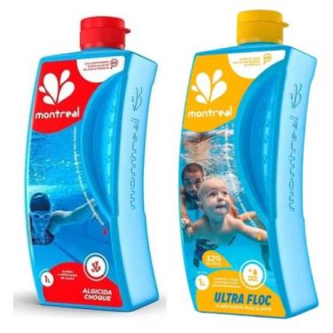 Imagem de Kit Montreal Clarificante Floculante + Algicida Choque 1 L