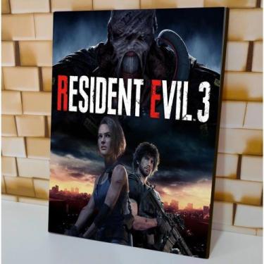 Imagem de Quadros Decorativos Tema Resident Evil Colection 20x30cm - CP, 3, M