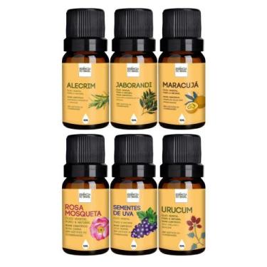 Imagem de Kit 6 Óleos Vegetais Revitalização Total Profunda - Natural - Essência