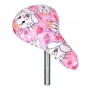 Imagem de Selim Mirim Banco Para Bicicleta Infantil Aro 12 16 20 Kalf, Gatinha