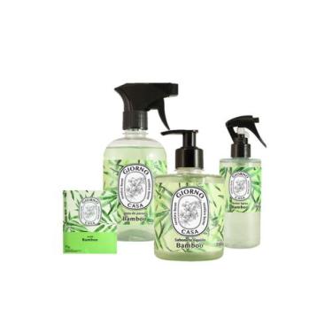 Imagem de Kit Giorno Casa Sentire Bene Bamboo (4 produtos)