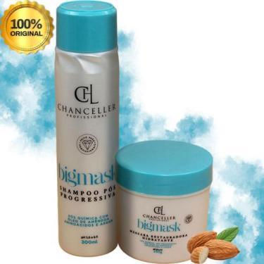 Imagem de Kit Shampoo Máscara Pós Progressiva Reconstrução Intensa - Chanceller