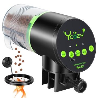 Imagem de Ycozy Alimentador automático de peixes, alimentador automático para peixes e aquários