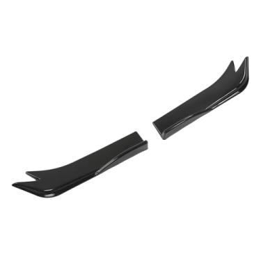 Imagem de Difusor Preto do Divisor do Canto do Amortecedor Traseiro de 2 Pces para 1 Série E90 E91-45cm Ajuste