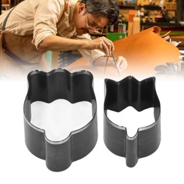 Imagem de Perfurador de Canto de Couro, 2 Peças de Corte de Couro de Flor, Cortador de Renda de Couro, Formas de Perfuradores de Couro Com Liga de Aço de 48 Mm 58 Mm, Forma de Flor,