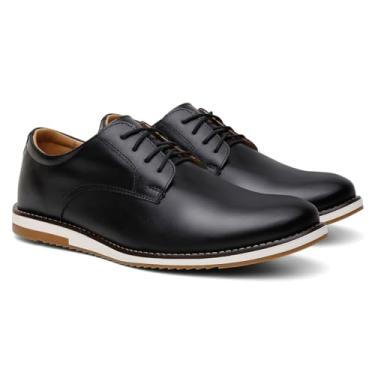 Imagem de Sapato Social Masculino Oxford Pórtico em Couro Legítimo e Palmilha de Gel (Preto, BR, Adulto, Numérico, 41)