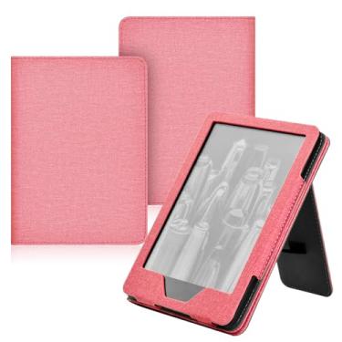 Imagem de GUKSRASO Capa com Suporte para Kindle Oasis 9ª/10ª 2017/2019 - Capa de pu DuráVel com Auto Sleep Wake, Slot para CartãO, Recurso de AlçA de MãO