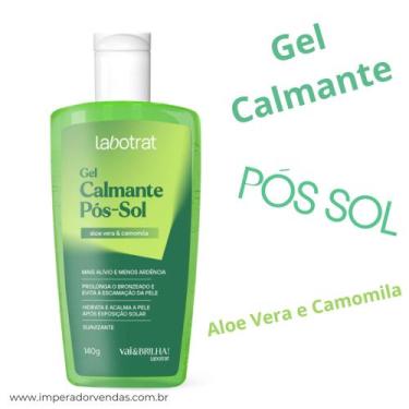 Imagem de Gel Calmante Pós-Sol Labotrat Vai & Brilha 140ml Aloe Vera e Camomila