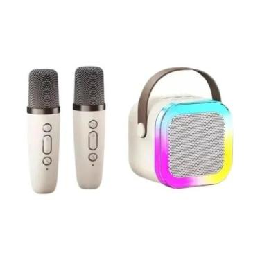 Imagem de Crianças Alto-falante Bluetooth Microfone Sem Fio Ktv Karaokê Mini Alt