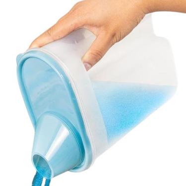 Imagem de Kit 2 Portas Sabao em Pó Dispenser Resistente 1,7 Litros Pratico - PLA