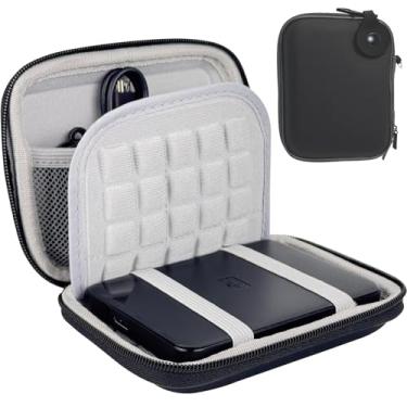 Imagem de Capa de disco rígido externo 2,5 polegadas, para elemento Western Digital WD e Seagate Expansion Backup e Toshiba 500G 1TB 2TB 3TB 4TB Mala de viagem, Bolsa de viagem de armazenamento de proteção