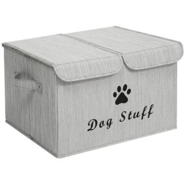 Imagem de Caixa de Armazenamento de Brinquedos para Cães Morezi - Design em Bamb
