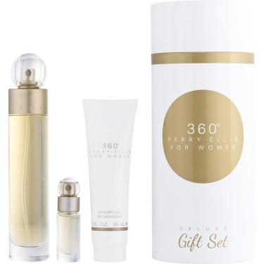 Imagem de Perfume Feminino Perry Ellis 360 Edt Spray 100 Ml & Gel De Banho 90 7