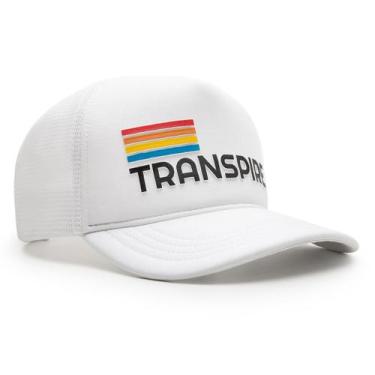 Imagem de Boné Beach Tennis Trucker Aba Curva Transpire Mais - Branco Branco, Br