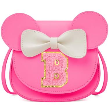 Imagem de OYLOLA Presentes de aniversário para meninas de 3, 4, 5, 6, 7 e 8 anos, bolsa infantil para meninas pequenas, presente para meninas, Rosa-rosa, B