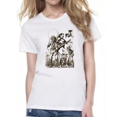 Imagem de Camiseta Baby Look Lampiao e Maria Bonita 02 - Alearts, P