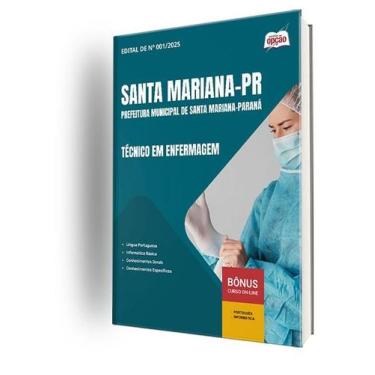Imagem de Apostila Prefeitura de Santa Mariana - PR  - Técnico em Enfermagem - A
