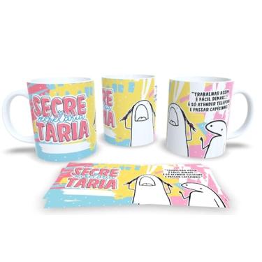 Imagem de Minha Profissão, Meu Orgulho Canecas Personalizadas Simbolos das Profissões 6 (Secretaria)