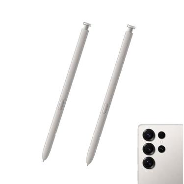Imagem de 2 canetas de substituição para Galaxy S25 Ultra S para Samsung Galaxy S25 Ultra Stylus, Galaxy S25 Ultra caneta de substituição para Samsung Galaxy S25 Ultra 5G, EJ-PS938BBEGUJ (cinza claro)