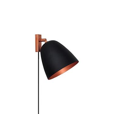 Imagem de Luminária Arandela Luna 1Lamp E27 Preto/Cobre