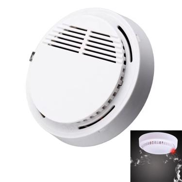 Imagem de Detector de Fumaça Fogo Incendio Alarme 85db Sensor Fotoeletrico Residencial Comercial Segurança Proteçao Comercial Empresarial