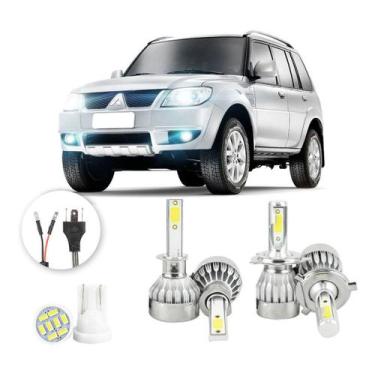Imagem de Lampadas Led Mitsubishi Tr4 2004 A 2006 H4 H1 20000lm - V10, Branco