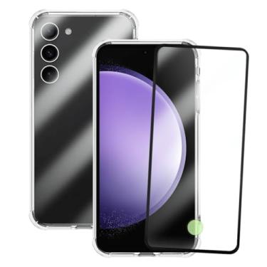 Imagem de Kit Capinha Capa Antiqueda Compatível com Samsung Galaxy S23FE + Película de Vidro 3D