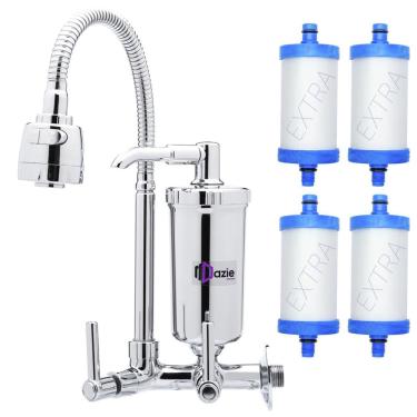 Imagem de Torneira Com Filtro Gourmet Parede Pro Saude + 4 Refil Extra