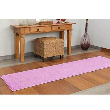 Imagem de Tapete Passadeira Classic 50 x 180 cm Rosa Bebê - Oásis