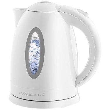Imagem de Chaleira Elétrica OVENTE, 1,7 Litros - Água Quente Instantânea para Café ou Chá, Livre de BPA, Desligamento Automático e Segurança Contra