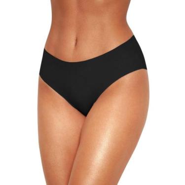 Imagem de Calcinha Sem Costura Bem Estar  - RARA MODA INTIMA, Preto, G