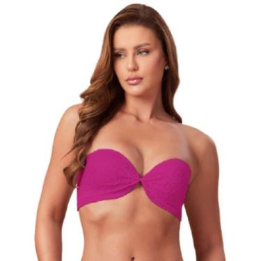 Imagem de Sutia sem alça com Bojo e Aro Nayane Rodrigues Rendado de Alta Sustent