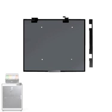 Imagem de Creality Kit de porta frontal oficial K2 Plus/K2P - Substituição original 50% painel de vidro temperado preto transparente para impressora 3D (436 x 514 x 3,2 mm)