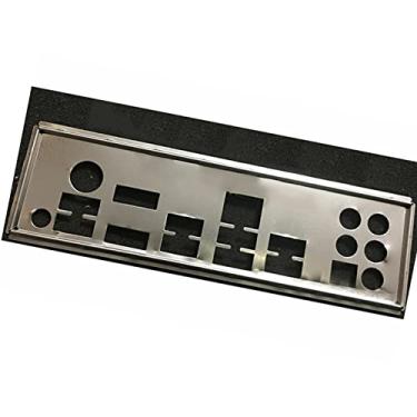 Imagem de JINWEI I/O escudo IO placa mãe suporte de substituição para placa mãe MSI B450M Mortar MAX placa traseira