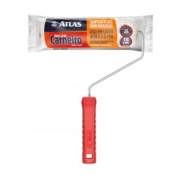 Imagem de Rolo de Pintura de Lã Natural - 5cm - Atlas, 9cm